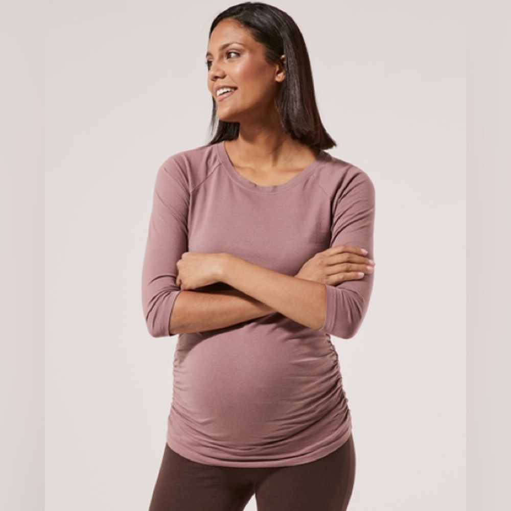 Pact maternity raglan tunic size medium